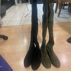 2 pairs of Stuart weitzman lowland boots